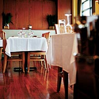 interior of the Brockway Chophouse